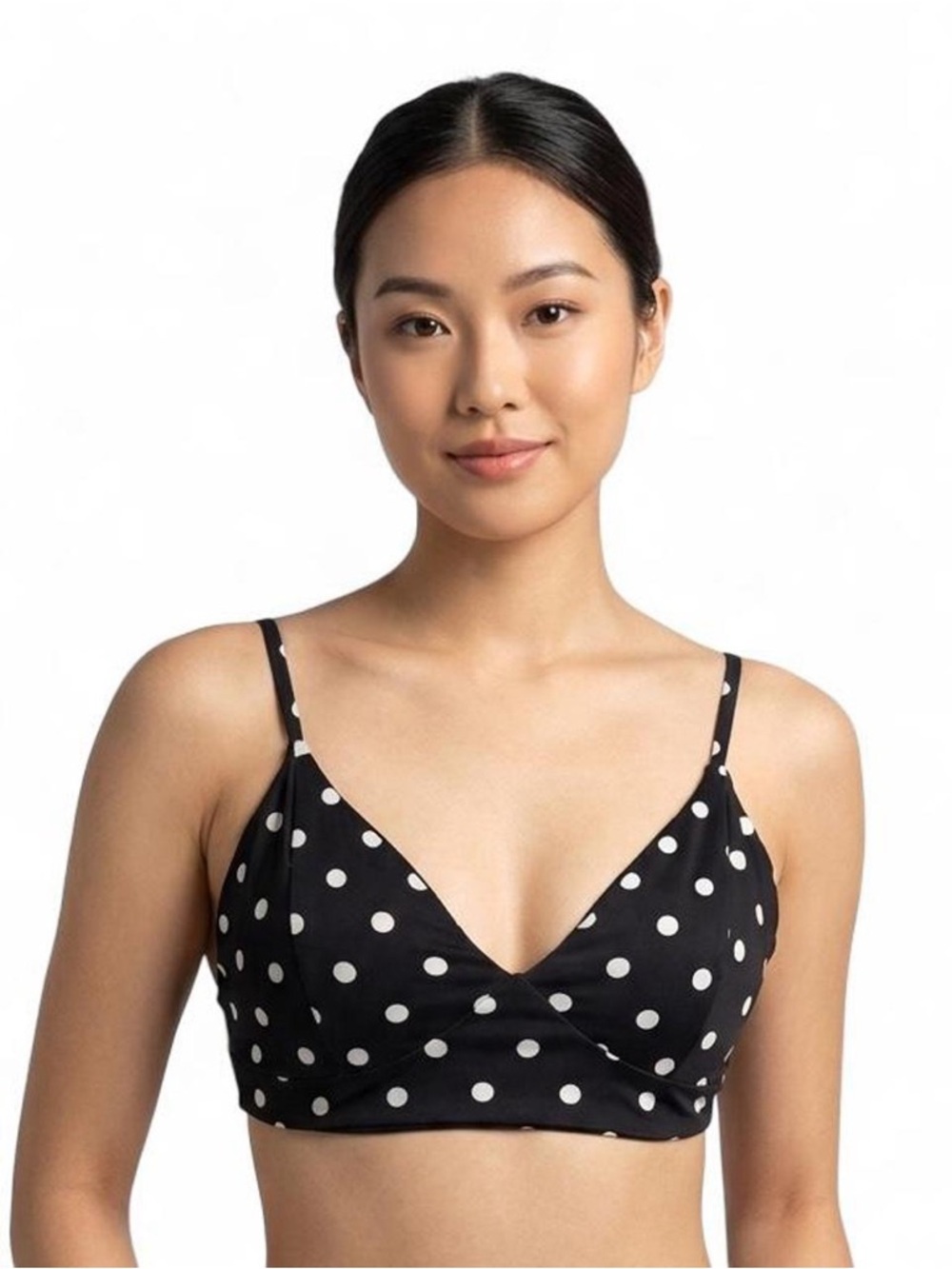 Polka Dot V-Neck Bralette
